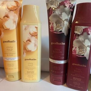 Goodbaths Cozy Hour and May Bloom Body Care Set